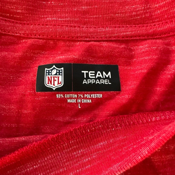 Ladies NFL Tampa Bay Buccaneers Long Sleeve Crop Top Size Large - Picture 4 of 5